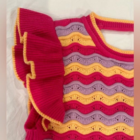 THML Sweater Pink | Purple NWT Sleeve Knit Top - Picture 3 of 7